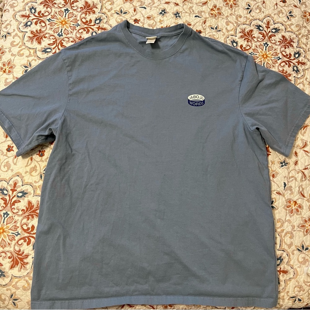 H&M Global Words Heavy Cotton Jersey T Shirt